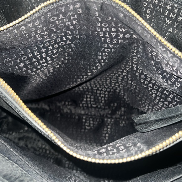 Kate Spade Jenner McCall Street Black Pebbled Leather Satchel - Picture 12 of 14